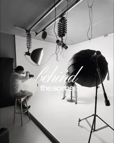 Aufbau im Fotostudio B12 in Fürth